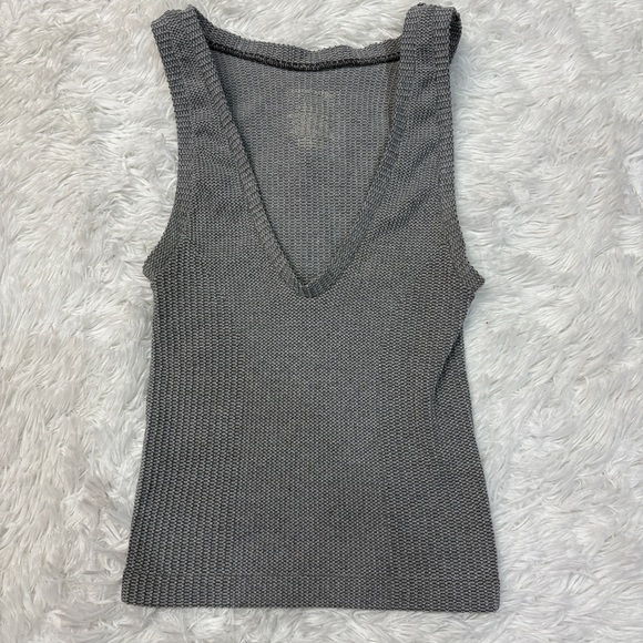 Free People x Intimately FP Clean Slate Tank Grey - Picture 2 of 4